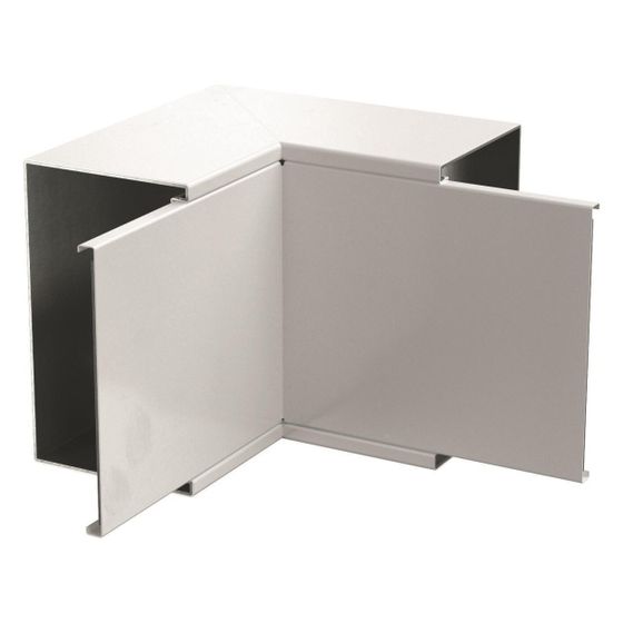 OBO Bettermann Inneneck PLM IC 1220 RW, 90 Grad, 230mm Außenbreite, 120mm Innenhöhe, 200mm Innenbreite, Stahl, Weiß