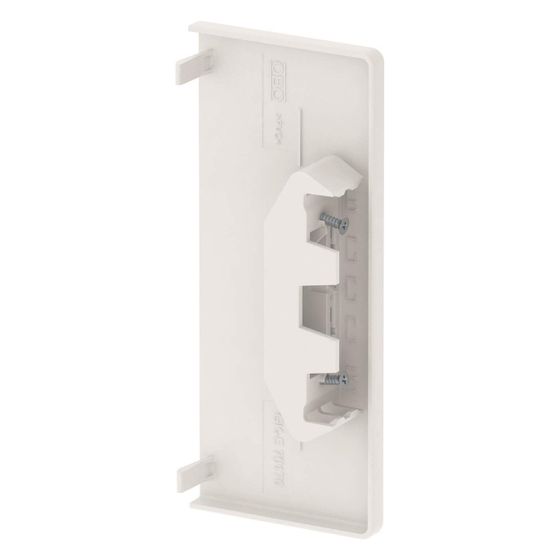 OBO Bettermann Endstück GK-E70170RW, 73x175mm, PVC, Reinweiß RAL9010