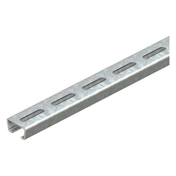 OBO Bettermann Profilschiene AMS3518P2000FT, 2000x35x18mm, Stahl, feuerverzinkt