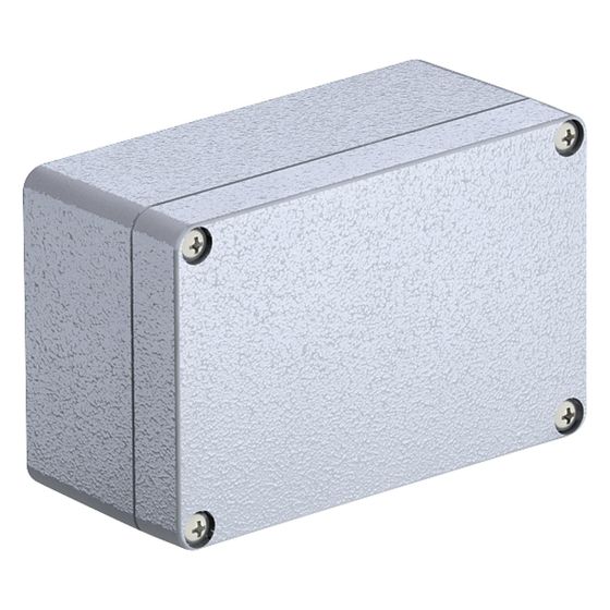 OBO Bettermann Aluminiumleergehäuse, 160x100x81mm IP66, Aluminium, Silbergrau