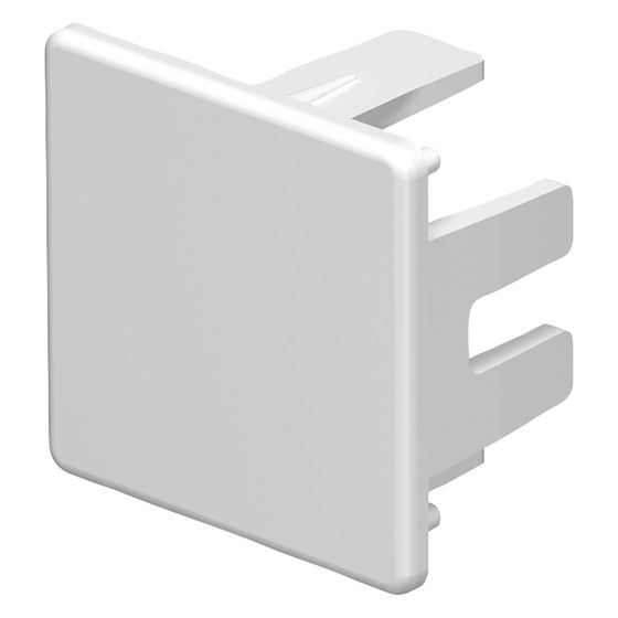 OBO Bettermann Endstück WDK/HE 30030, 30x30mm, Kunststoff, Reinweiß
