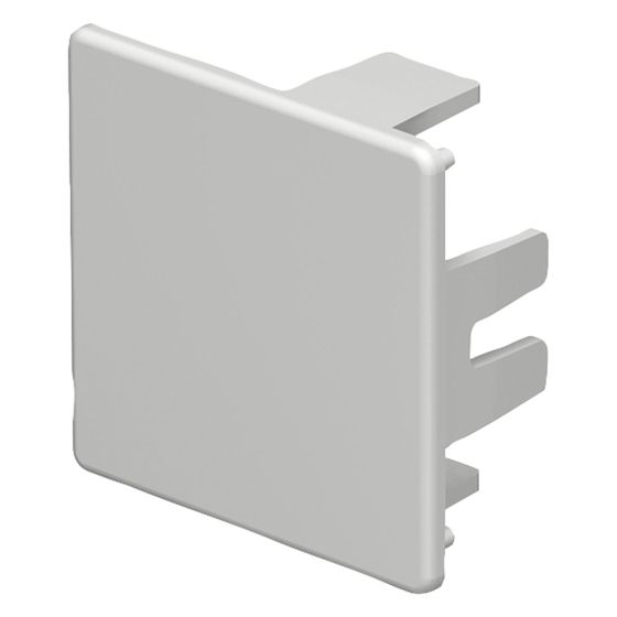OBO Bettermann Endstück WDK/HE 40040, 40x40mm, Kunststoff, Lichtgrau