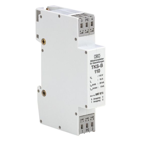 OBO Bettermann Überspannungsschutzschalter TKS-B, 170V DC, 120V AC, IP20
