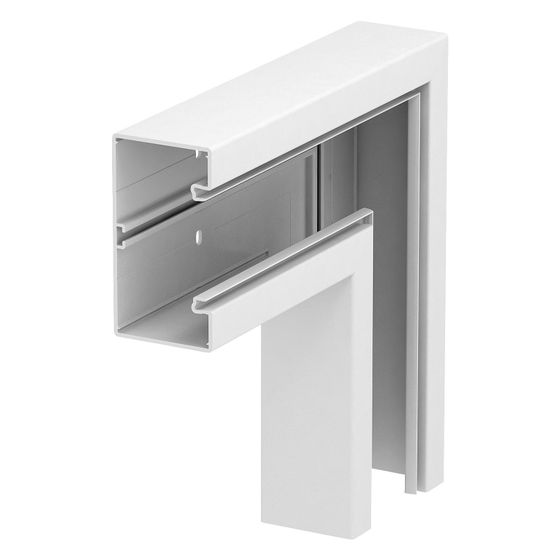OBO Bettermann Flachwinkel GK-F70130RW, 70x130mm, PVC, Reinweiß, 6274520