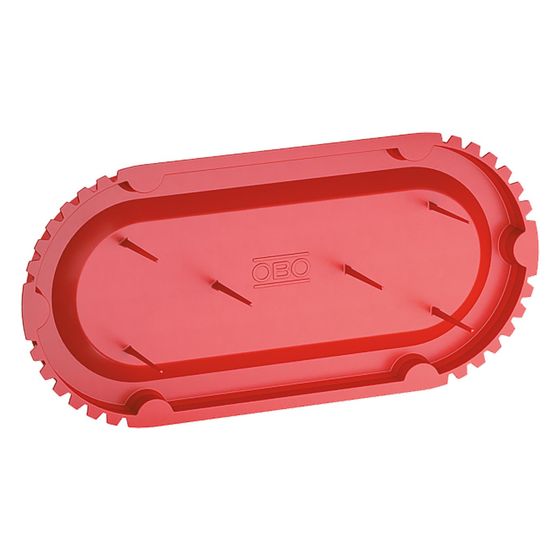 OBO Bettermann Signaldeckel ZU 60-SDD, 137x68x8mm, Rot