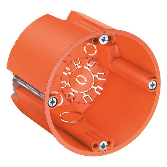 OBO Bettermann Hohlwand-Gerätedose HG 61, 68mm, 61mm, Kunststoff, orange