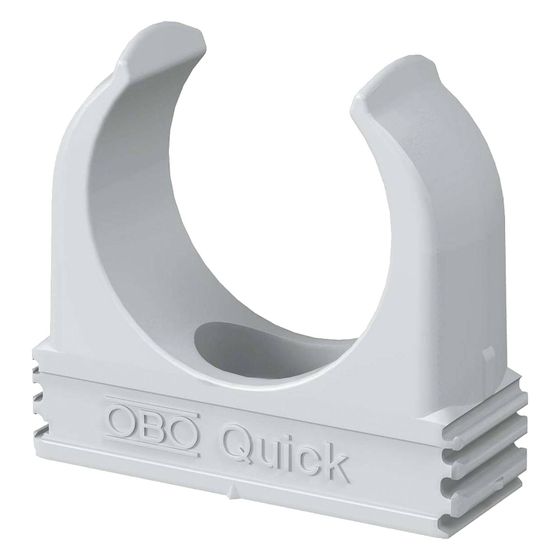 OBO Bettermann Quick-Schelle M63, 63mm, Polypropylen, Lichtgrau