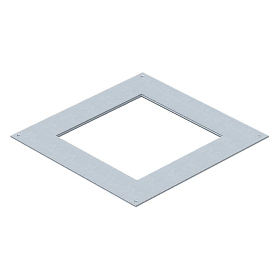 OBO Bettermann Montagedeckel DUG 250-3 4, 282x282x4mm, Stahl