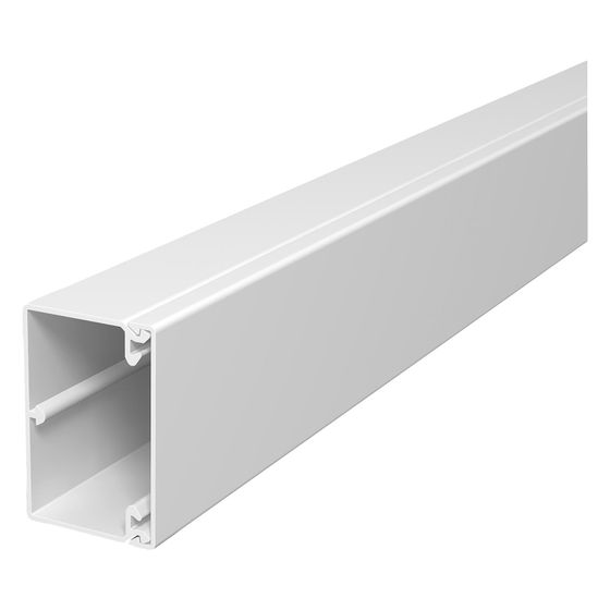 OBO Bettermann Wand- und Deckenkanal WDK40060LGR, 40x60x2000mm, PVC, Lichtgrau