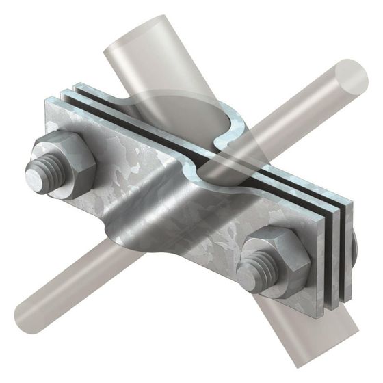 OBO Bettermann Anschlussschelle 2760 20 FT, 20mm, Stahl, feuerverzinkt