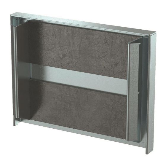OBO Bettermann Endstück PYROLINE Rapid PLM EP 0810 FS, 105x20x81mm, Stahl, bandverzinkt