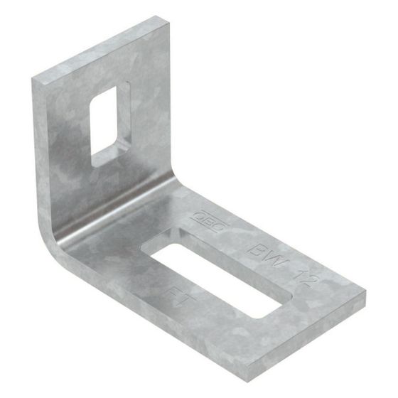 OBO Bettermann Befestigungswinkel BW 12, 70x50x40mm, Stahl, feuerverzinkt