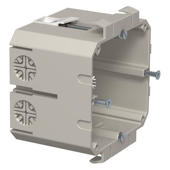 OBO Bettermann Geräteeinbaudose 2390/8T, 1-fach, Kunststoff, Steingrau