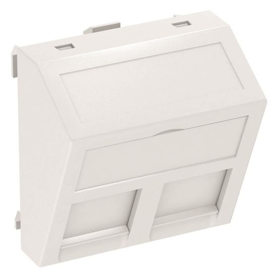 OBO Bettermann Datentechnikträger DTS-2B RW1, 45x45x26mm, Kunststoff, Reinweiß