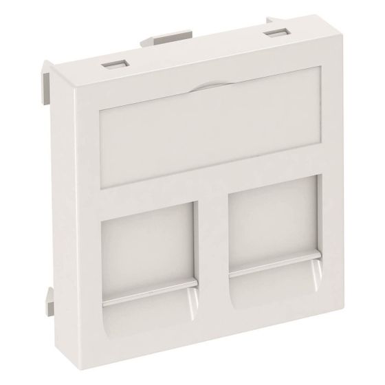 OBO Bettermann Datentechnikträger DTG-2B, 45x45x9mm, Kunststoff, Weiß