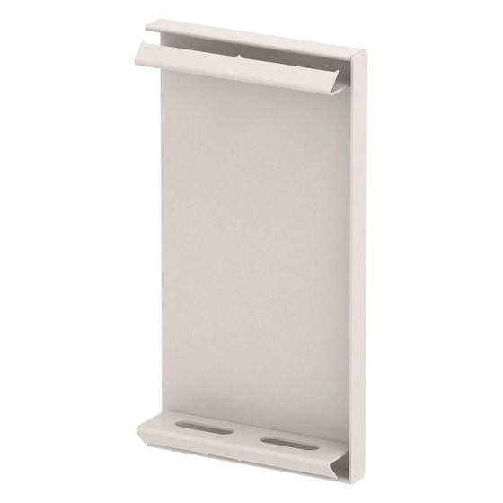 OBO Bettermann Endstück Rapid 80 GS-E70130RW, 72x135mm, Stahl, Reinweiß