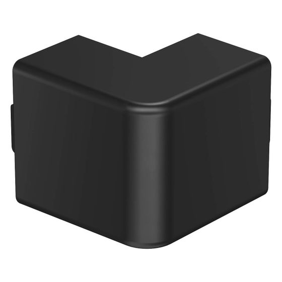 OBO Bettermann Außeneckhaube WDK HA25040SW, 25x40mm, 90 Grad, PVC, Schwarz