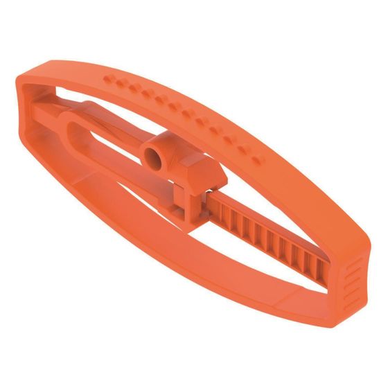 OBO Bettermann Mauernut-Klemmschelle MNK 01, 27-45mm, Kunststoff, Orange