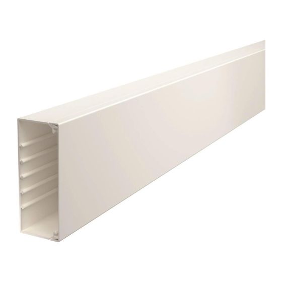OBO Bettermann Leitungsführungskanal WDKH-60150RW, 60x150x2000mm, PC/ABS, Weiß