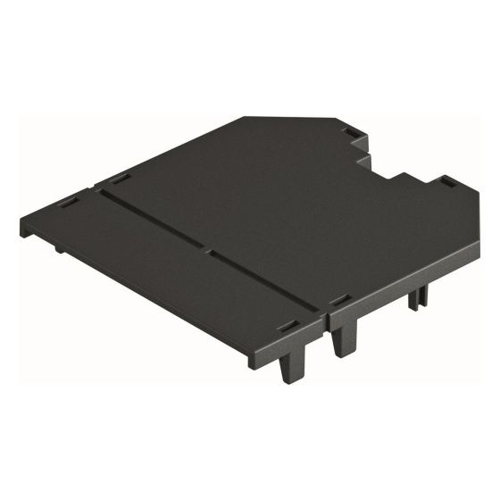 OBO Bettermann Abdeckplatte UT3 P0, 82,5x76x2mm, Polyamid, Schwarz