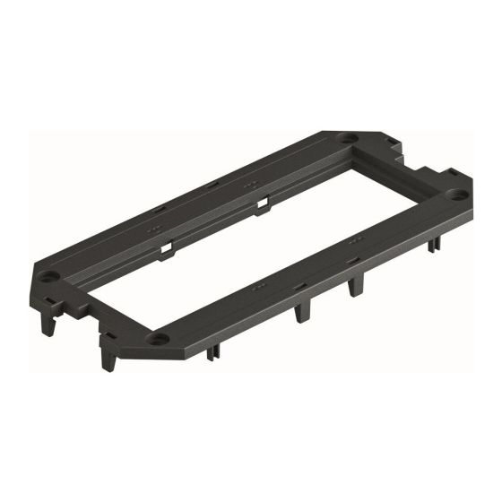 OBO Bettermann Abdeckplatte UT3 P3, 165x76x4mm, Polyamid, Schwarz, 7408753