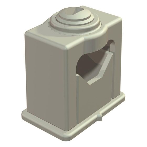 OBO Bettermann Greif-ISO-Schelle 3040 LGR, 6-16mm, Polystyrol, Lichtgrau