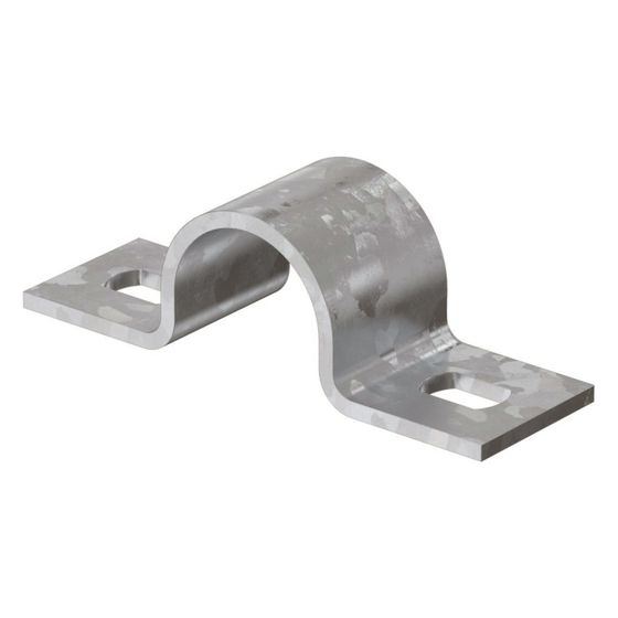 OBO Bettermann Befestigungsschelle 823 20mm zweilappig, 20mm, Stahl, feuerverzinkt