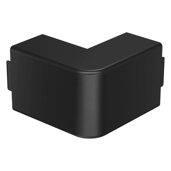 OBO Bettermann Außeneckhaube WDK HA40060SW, 40x60mm, 90 Grad, PVC, Schwarz