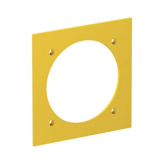 OBO Bettermann Abdeckplatte VH-P3, 95x95mm, Polyamid, Rapsgelb