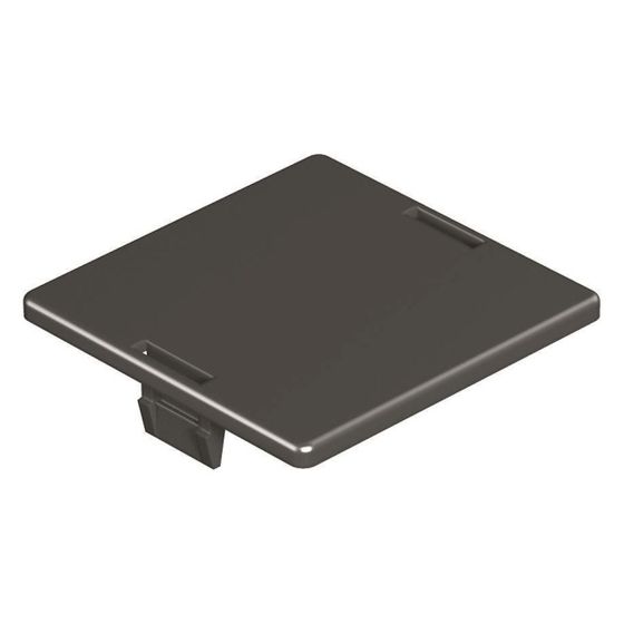 OBO Bettermann Leerplatzabdeckung LP R, Rastermaß 45 Länge 50mm, Polyamid, Schwarz