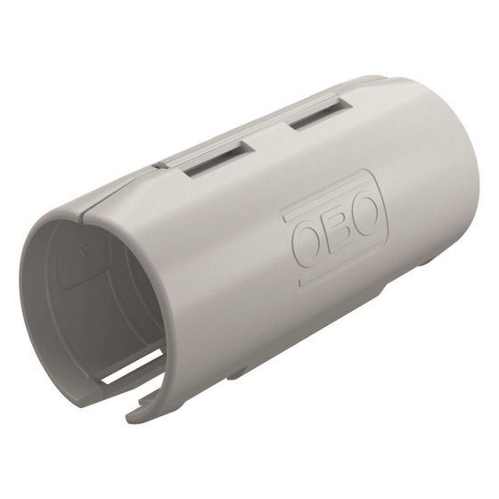 OBO Bettermann Quick-Pipe-Verbindungsmuffe 3000 MMS M25 LGR, M25, Polypropylen, Grau