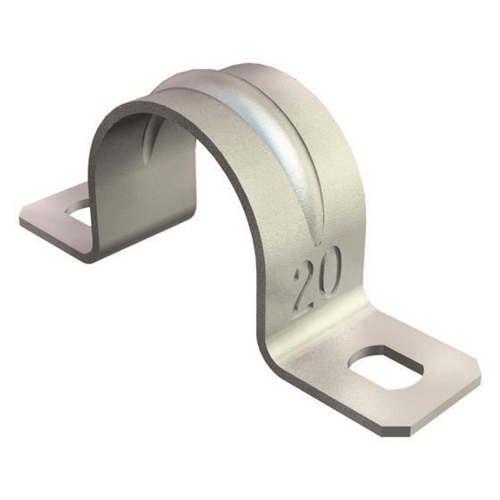 OBO Bettermann Befestigungsschelle 605 19 G, 19mm, Stahl, Galvanisch verzinkt