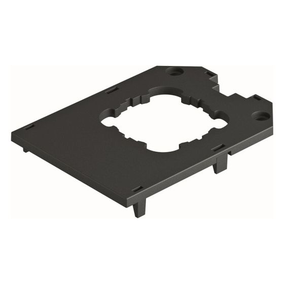 OBO Bettermann Abdeckplatte UT34 D1, 104x76x4mm, Polyamid, Schwarz