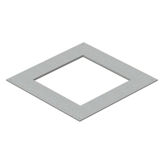 OBO Bettermann Montagedeckel DUG 350-3 9, 383x383x4mm, Stahl, FS