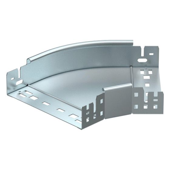 OBO Bettermann Bogen 45 Grad RBM 45 620 FS, 60x200mm, 1,25mm, Stahl, Zink