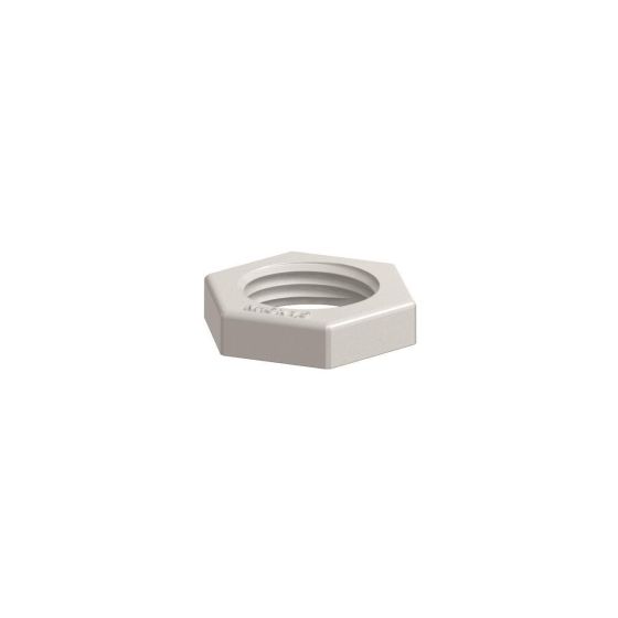 OBO Bettermann Gegenmutter 116 M16, M16, 22mm, Polystyrol, Grau