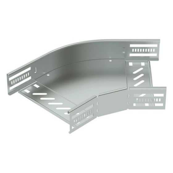 OBO Bettermann Bogen 45 Grad RB 45 620 FS, 60x200mm, Stahl, Zink