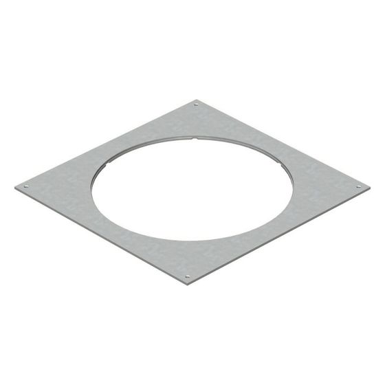 OBO Bettermann Montagedeckel DUG 350-3 R9, 383x383x4mm, Stahl, FS