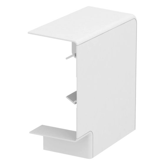 OBO Bettermann Flachwinkelhaube GK-FH70130RW, 138x73mm, 90 Grad, PC/ABS, Reinweiß