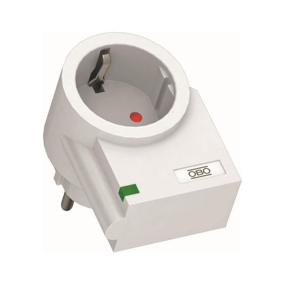 OBO Bettermann Netzfeinschutz FC-D, 230V 16A IP20, Reinweiß, 5092800
