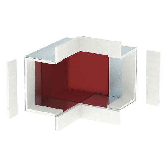 OBO Bettermann Außeneck PYROLINE Rapid BSKM-AE 0711, 90 Grad, 170x174mm, Stahl, Sonstige