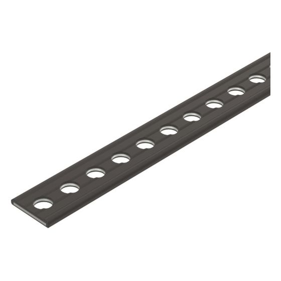 OBO Bettermann Montageband MZ024 PE l 14, 5,1mm Perforationsdurchmesser, Stahl, Schwarz