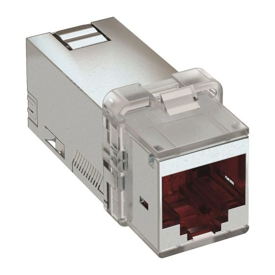 OBO Bettermann Anschlussmodul ASM-C6A G, CAT 6A, geschirmt, grau