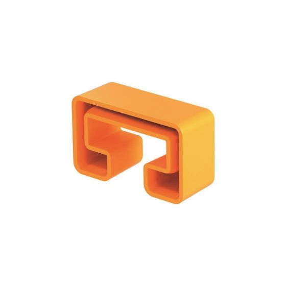 OBO Bettermann Endkappe MS4022, 27x44,4mm, Kunststoff, Orange