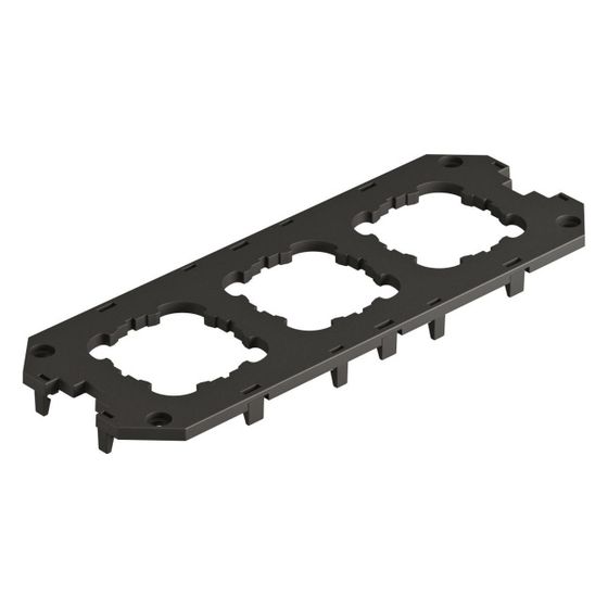 OBO Bettermann Abdeckplatte UT4 D3, 208mm, Polyamid, Schwarz