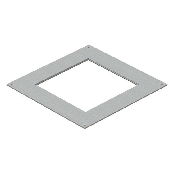 OBO Bettermann Montagedeckel DUG 250-3 9, 282x282x4mm, Stahl