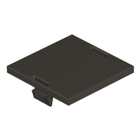 OBO Bettermann Leerplatzabdeckung LP 45, 45mm, Polyamid, Schwarz