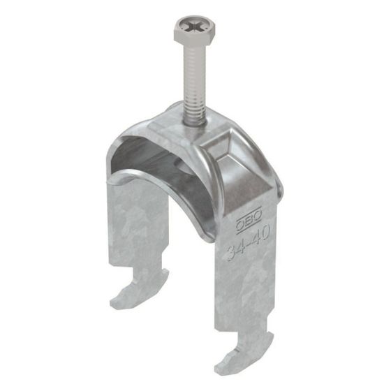 OBO Bettermann Bügelschelle 2056 BS-H1-M-40, 34-40mm, Stahl, feuerverzinkt