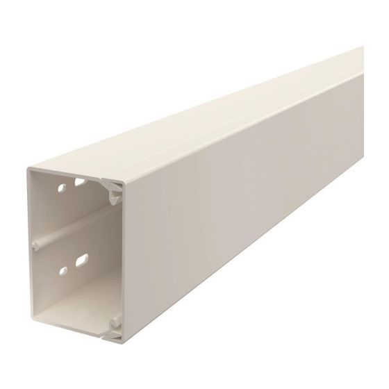 OBO Bettermann Wand- und Deckenkanal WDK60090RW, 60x90x2000mm, PVC, Weiß