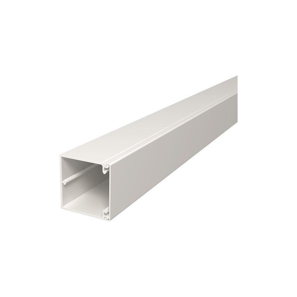 OBO Bettermann Leitungsführungskanal WDK, 60x60x2000mm, Bodenlochung, PVC, Lichtgrau... OBO-6027105 4012196667994 (Abb. 2)